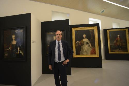 Gianni Torrenti (Assessore regionale Cultura, Sport e Solidarietà) alla presentazione della mostra "Maria Teresa e Trieste. Storie e culture della città e del suo porto" - Trieste 06/10/2017